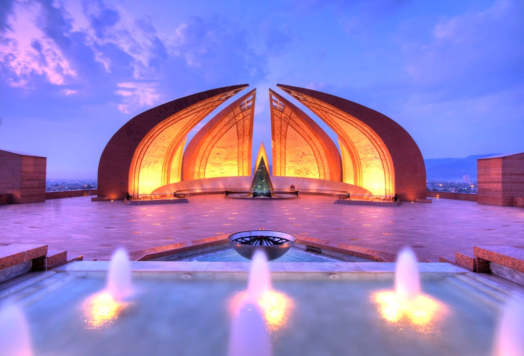 Pakistan Monument near Ambrina Hotel TopCity-1 Islamabad - Tourist attraction 20 minutes from hotel